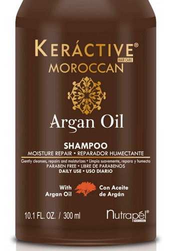  Nutrapel Shampoo Moroccan Argan Oil Reparador Humectante