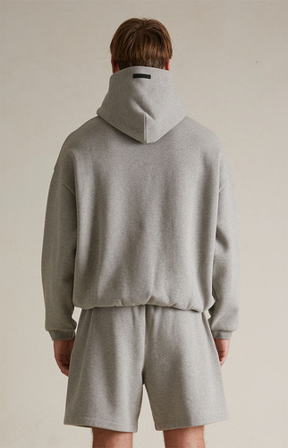 Buzo Hoodie Essentials Dark Heather Oatmeal