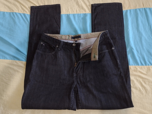 Pantalón Jeans Color Negro Tommy Hilfiger Talla 34/34