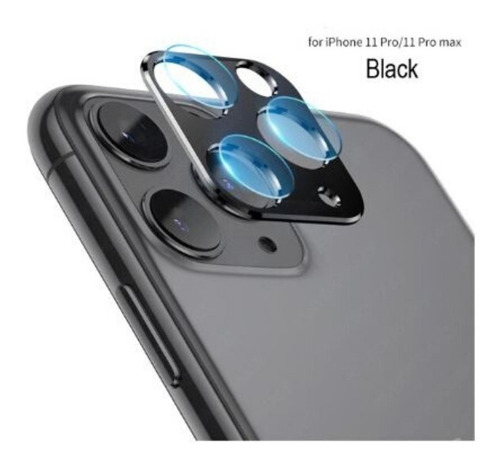 Imagen 1 de 6 de Protector Metalico De Cámara iPhone 11, 11 Pro,max