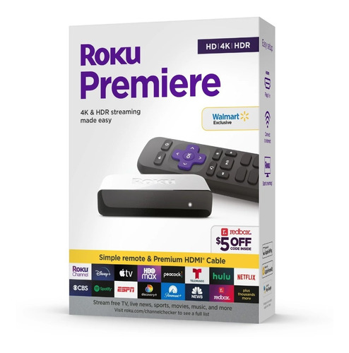  Roku Premiere Hd 4k Hdr Hdmi Smart Tv - Nuevos Y Sellados