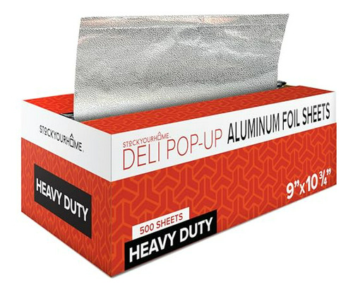 Paquetes De 500 Láminas De Papel Aluminio Para Alimentos, Co