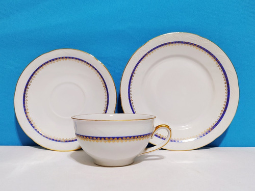 Trio Para Té De Porcelana Alemana W Bavaria