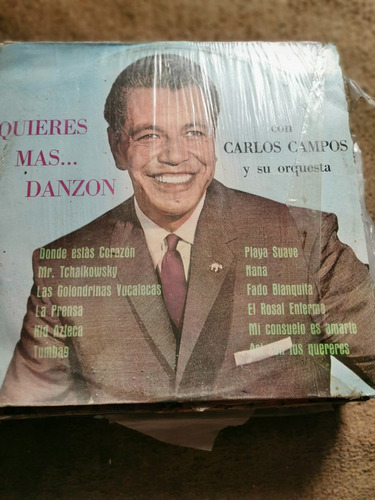 Disco Lp:carlos Campos Y Su Orq.- Quieres Mas Danzon