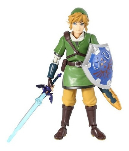 Figura De Link Con Accesorios De La La Leyenda De Zelda