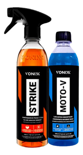Moto-v Shampoo Piche E Cola Strike Vonixx