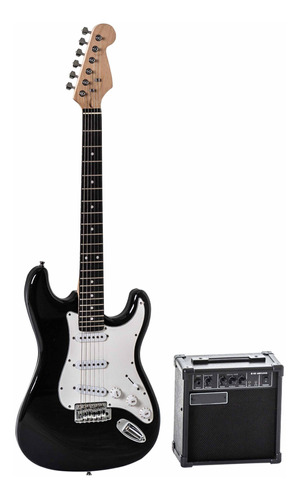 Guitarra Electrica Pack Freeman E01 Strat Black