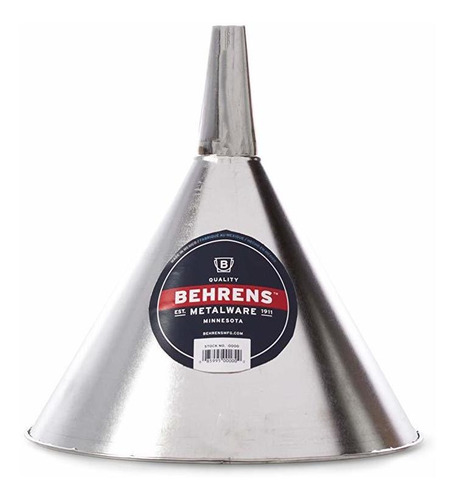 Behrens Bf60 All Purpose Estaño Embudo 3 Quarts