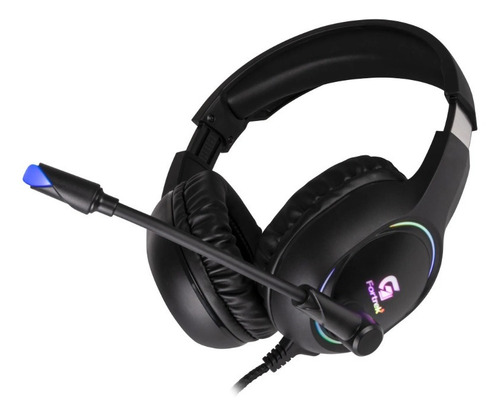 Headset Gamer Rgb Holt Com Adaptador P3 Pc Ps4 Xbox Fortrek