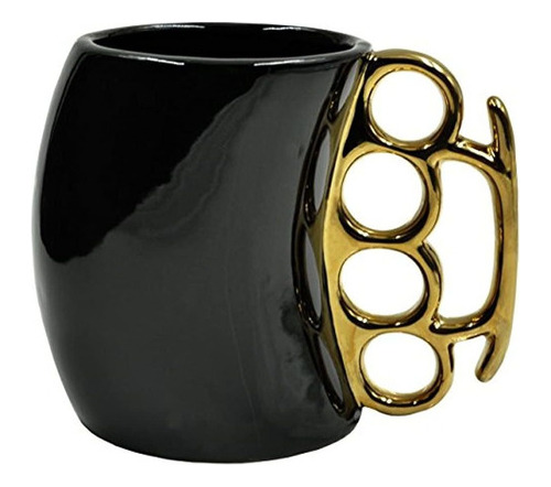 Calibre Gourmet Brass Knuckles Mango Taza De Cafe Negro Y O