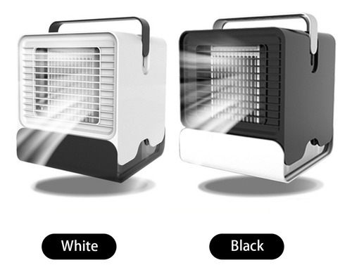 Mini Enfriador De Aire Portátil Recargable Por Usb Con Luz L