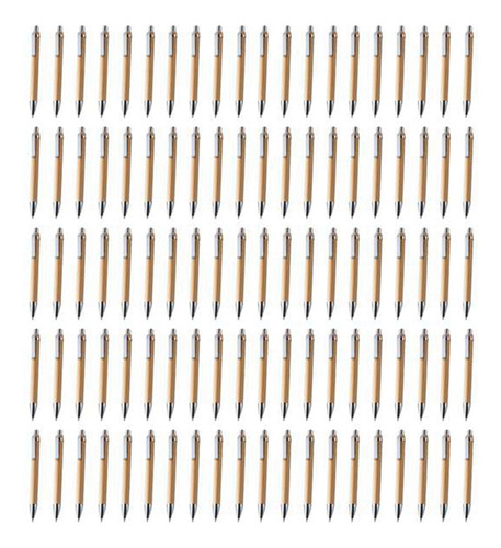 Bolígrafo De Bambú, 100 Unidades, Lápiz Capacitivo Para Cont