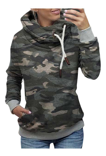 T Tops Sudadera Con Capucha Y Manga Larga Con Cuello Alto Es