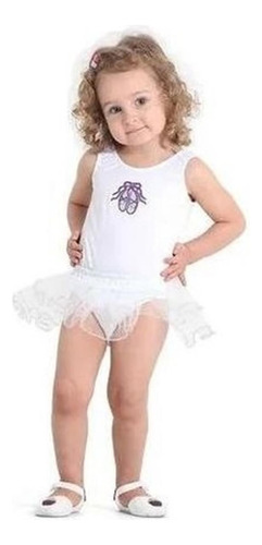 Disfraz Bailarina Bebe Blanca Talle P 1 Año - Su10672p
