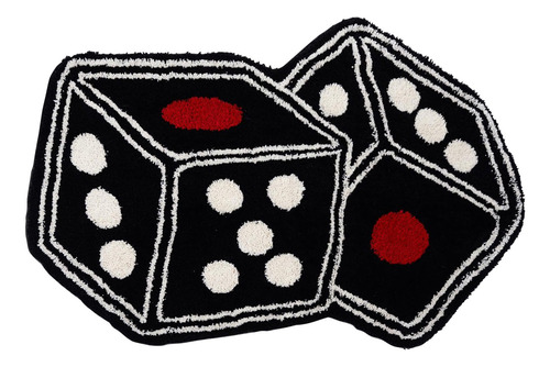 Alfombrilla De Baño Para Dados R Game, Absorbente Y Antidesl