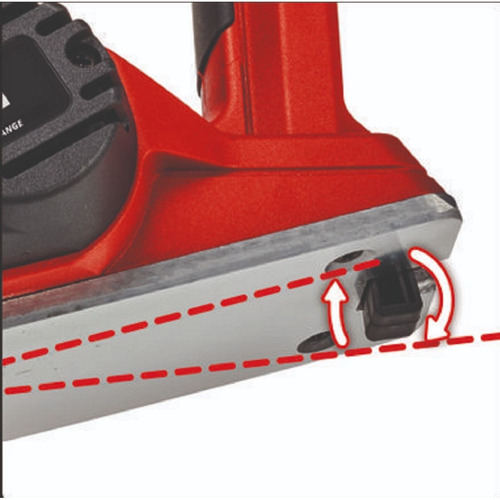 Imagen 2 de 7 de Cepillo De Mano Inalambrico Einhell Te-pl 18/82li Garlopa