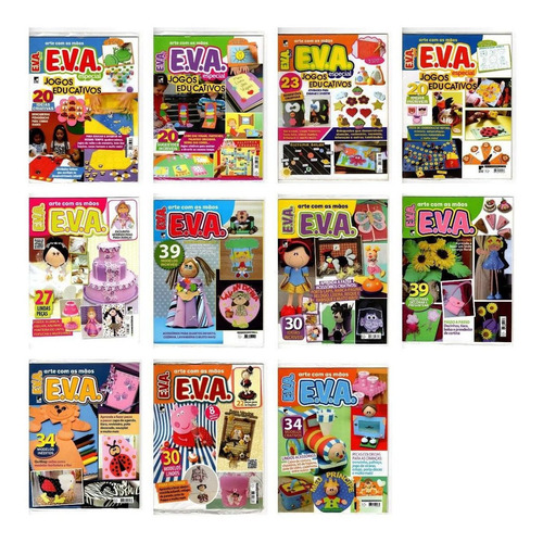 Kit 11 Revistas Eva 
