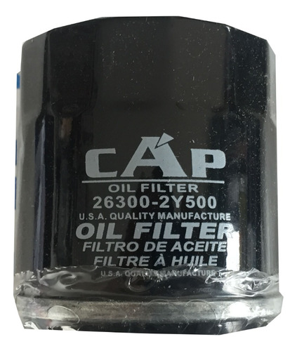 Filtro Aceite Cap Kia Rio