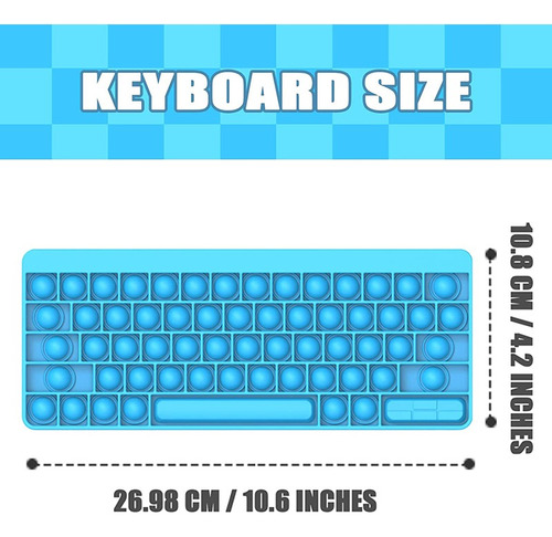 Kit De Teclado De Juego Pop De 52 Pelotas De Alivio Para Aut
