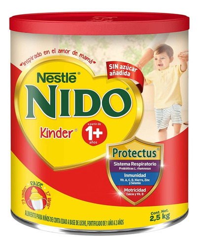Leche En Polvo Nido Kinder 2.5 Kg