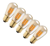 Comprar X5 Ampolleta Vintage E27 Soquete Luces Vintage Luz Calida Color de la luz Luz Cálida \u002F Pack Ampolletas vintage para soquete E27 4w - 200372