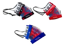 Comprar Acordeon Sanfona Infantil 17 Teclas 8 Baixos Cores Diversas Cor Azul