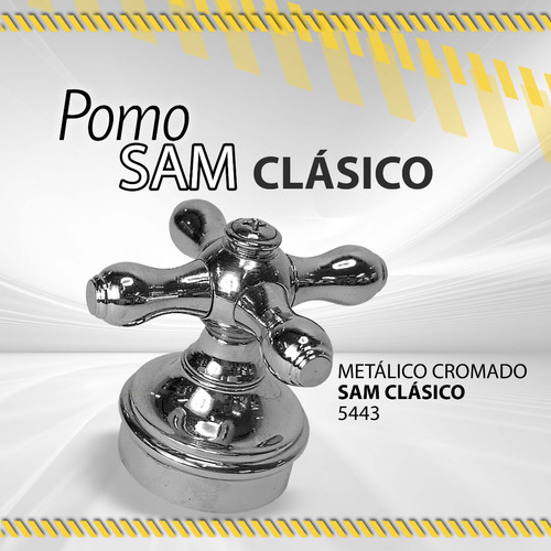 Pomo Sam Clasico Metal Cromado 5443 / 0000001683