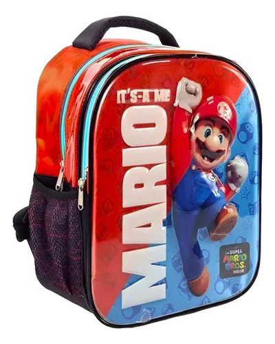 Mochila Back Pack Kinder Super Mario Bros 3d Escolar