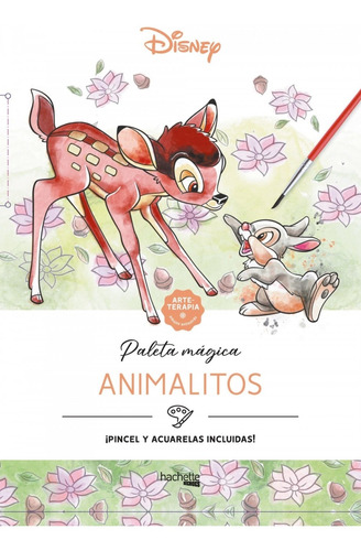 Libro Arteterapia. Paleta Mágica. Animalitos Disney