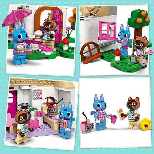 Lego Animal Crossing Mininook e a casa de Minina