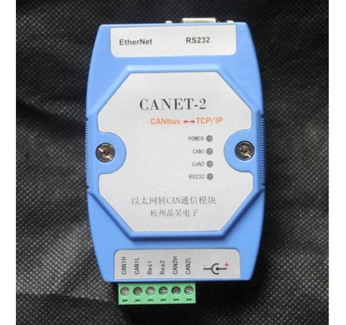 Canet-2 Canbus Tcp Ip Ethernet Canal Can Modulo Aislado