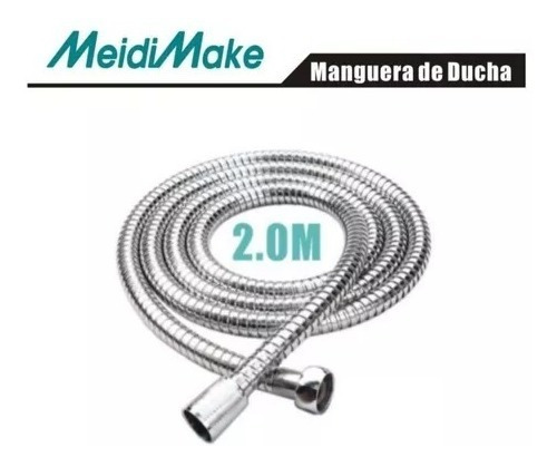 Manguera Flexible Ducha 2 Metros Acero Inoxidable 