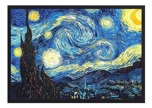 Kit De Pintura Con Diamantes 5d Noche Estrellada Van Gogh 