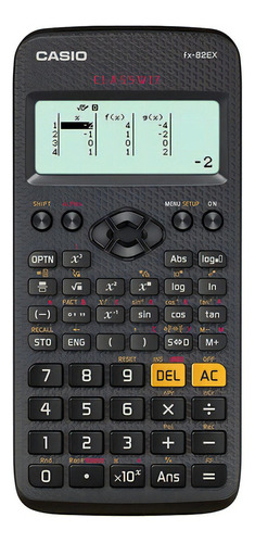 Calculadora Cientifica Casio Fx-82ex Circuit Color Negro
