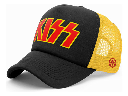 Gorra Trucker Personalizada Kiss Banda De Rock 0002