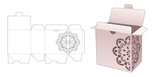 Pack Vectores Corte Laser Cameo Cricut Cajas Decorativas V4