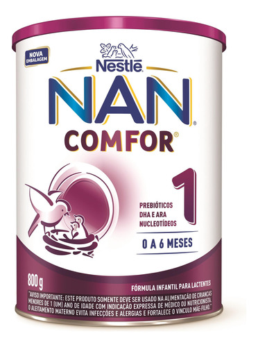 Nestlé Nan Comfor 1 fórmula infantil 800g