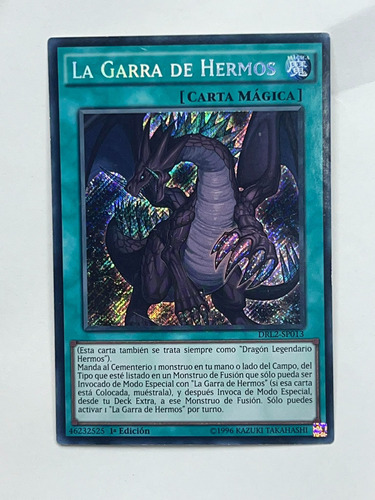 La Garra De Hermos Español Secret Raro Yugioh