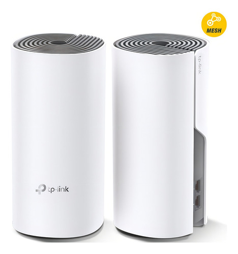 Kit 2 Router Inalámbrico Mesh Deco E4 Para Hogar 2 Bandas