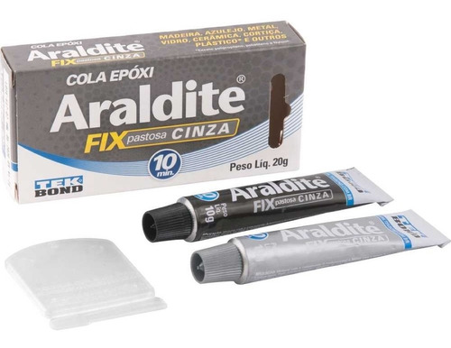 Adesivo Araldite Fix Cinza 20g Tekbond 10818500800