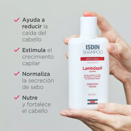 Shampoo Anticaida Lambdapil 200 Ml Isdin