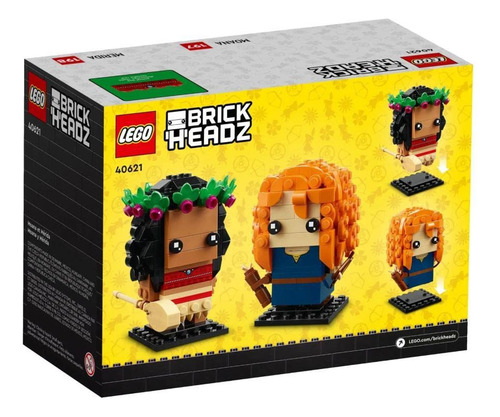 Juego De Construcción Brickheadz Lego 40621 Moana & Merida,