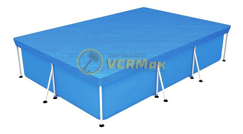 Imagen 2 de 10 de Cubre Piletas Lona Rectangular 3x2 Mts + Ganchos X12