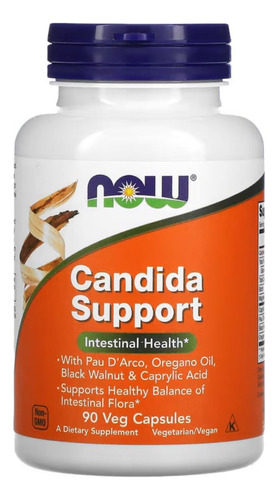 Candida Support Now Foods - 90 Cápsulas Veganas