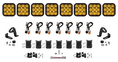 Ss5 Sport Universal Crosslink 8-pod Lightbar Yellow Driv Eei