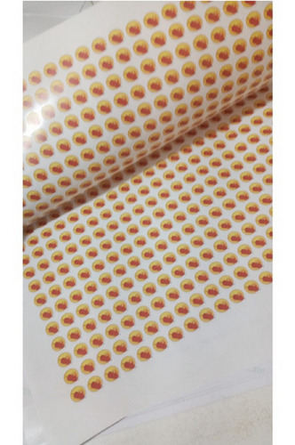 5000 Uni Adesivos Impermeables 1x1 Ideal Para Cerrar Sobres