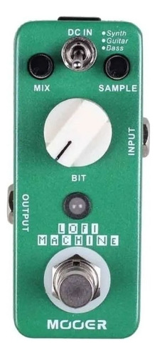 Pedal Sintetizador Mooer Lofi Machine !! Color Verde