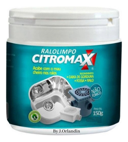 Desentupidor Caixa De Gordura Fossa Ralo Cano Citromax 150g