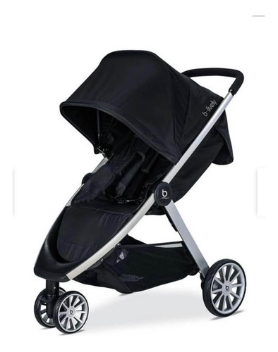 Coche Britax B-agile 3 Ruedas Negro/chasis Plateado (Usado)