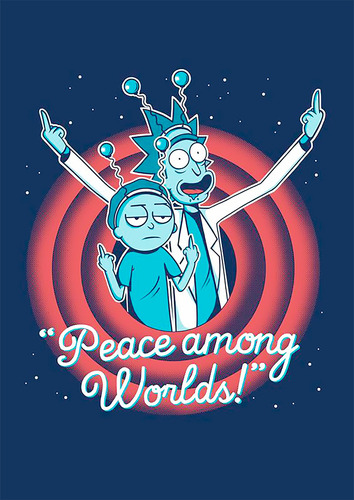 Poster Rick & Morty Poster Rigidos Con Impresion Fotografica